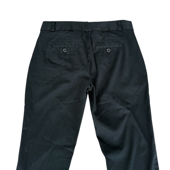 BANANA REPUBLIC BLACK AVERY STRAIGHT ANKLE COTTON PANT SIZE 00 - Picture 4 of 8
